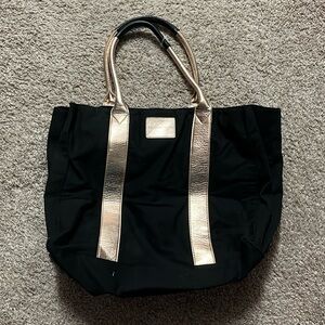 VS Rose gold and black very large tote bag